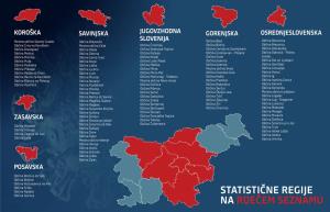 Statistične regije - po občinah
